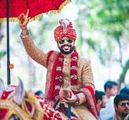 Indian Wedding Royal Groom Portrait